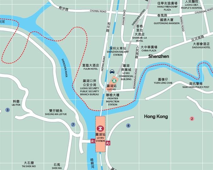 bản đồ của la hồ thương mại thành phố