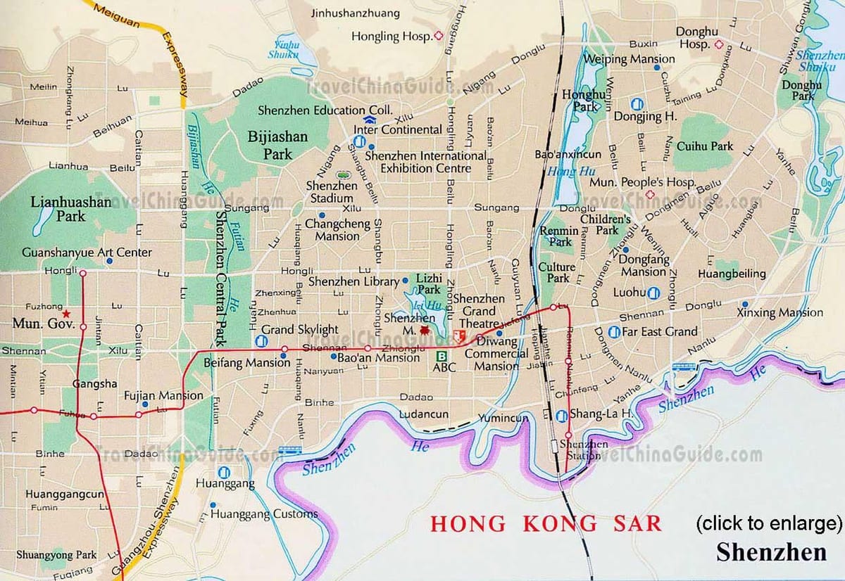 Thâm quảng đông bản đồ Trung quốc