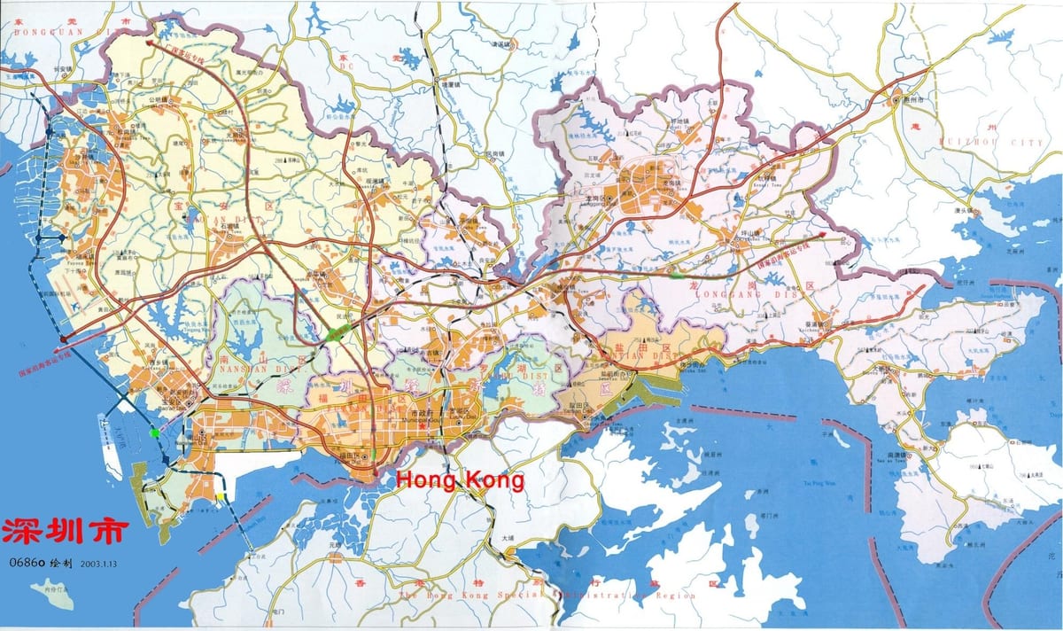 bản đồ của Thâm ems Trung quốc