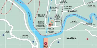 Bản đồ của la hồ thương mại thành phố