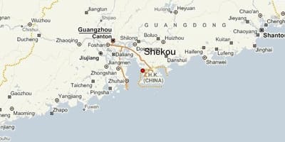 Shekou bản đồ Trung quốc