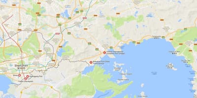 Shekou cổng bản đồ